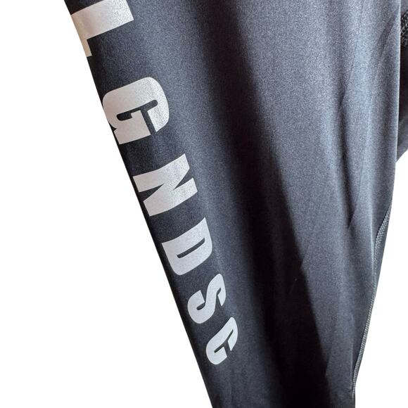 LGND Supply Co. Black Skinny Strappy Ankle Fit Mid Rise Athletic Leggings Size S - Picture 3 of 5